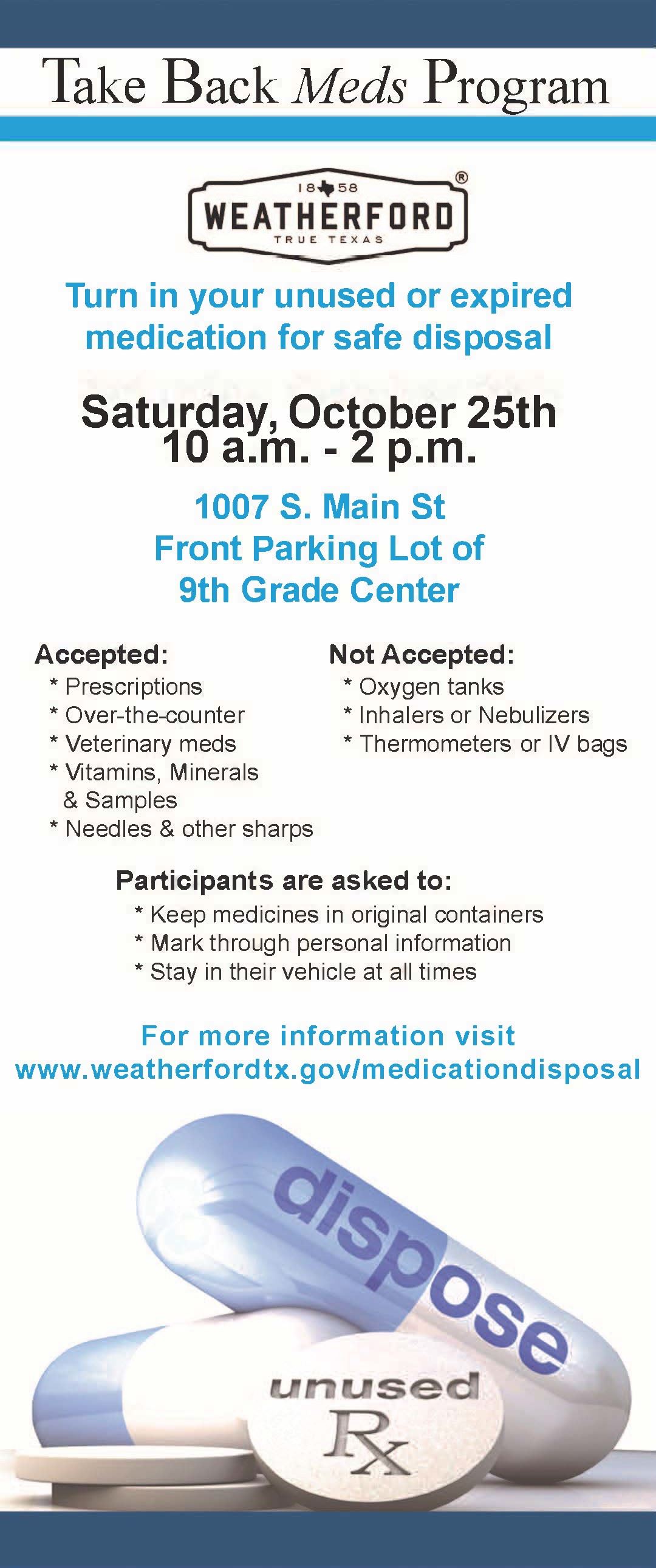 Take Back Meds_Bill insert_Fall 2025