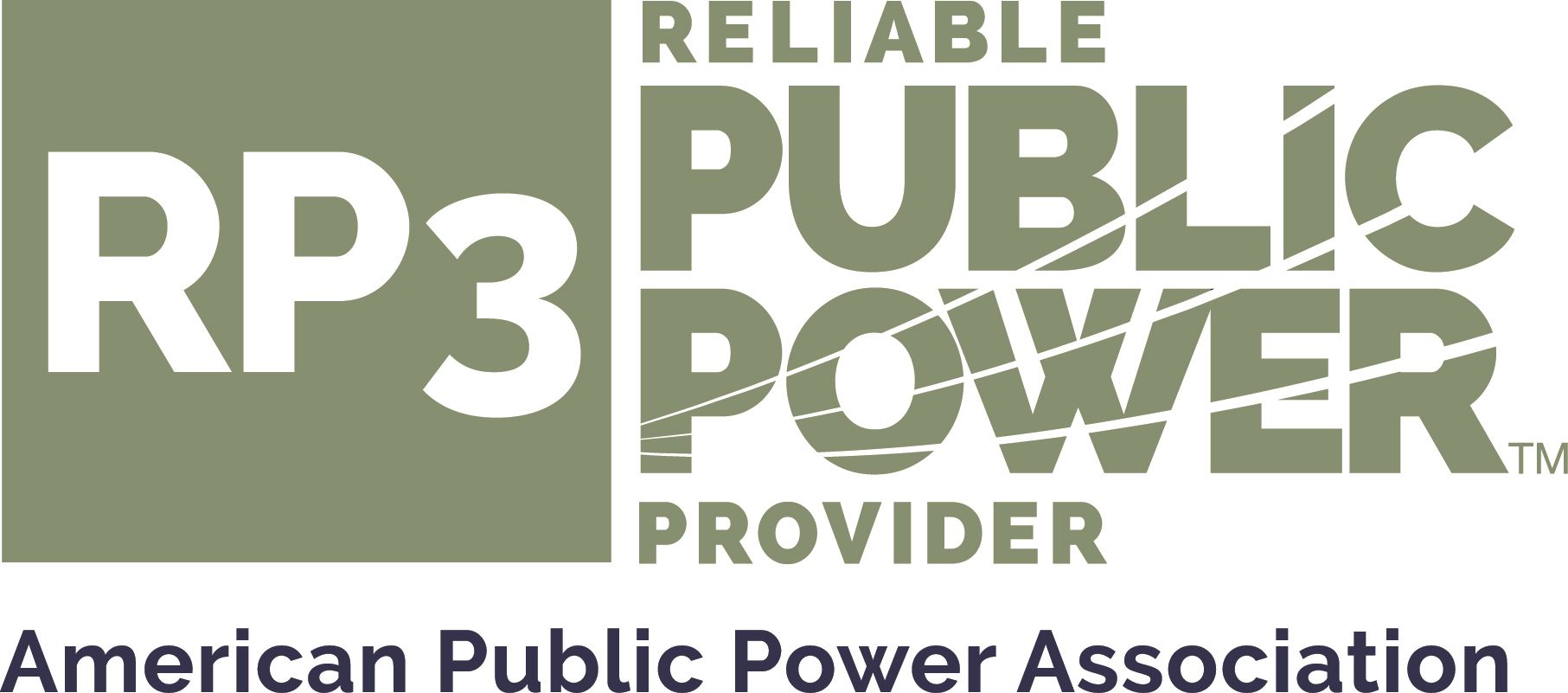 RP3 (Reliable Public Power) logo - Full Color Logo